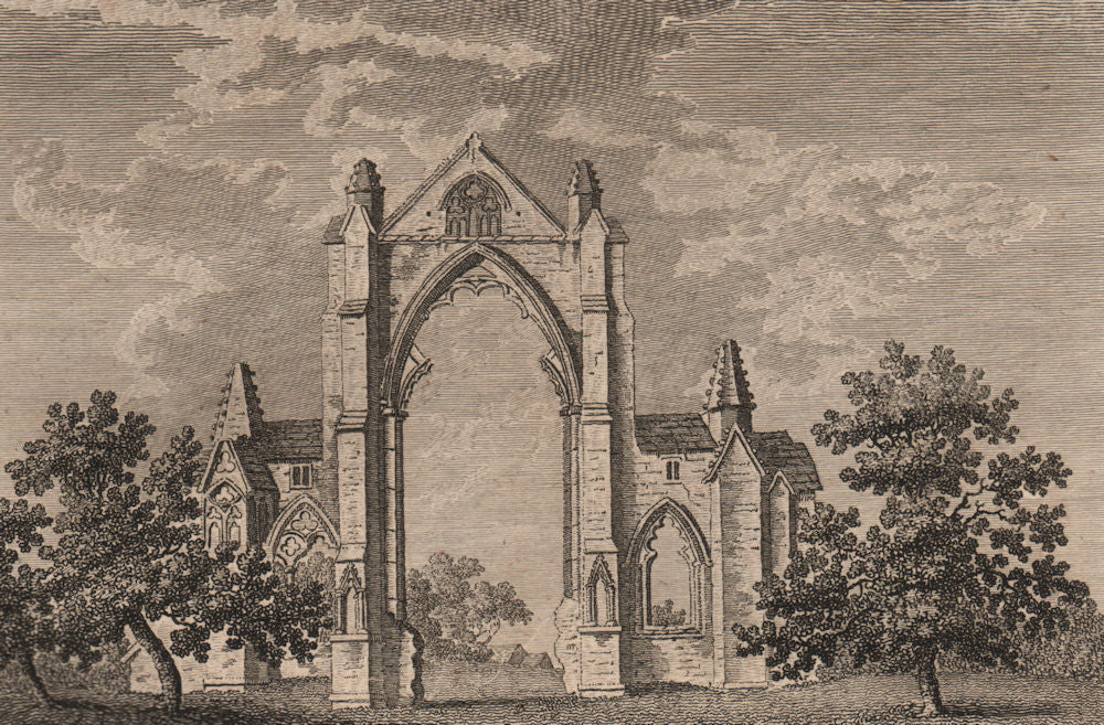 GISBOROUGH PRIORY. 'Giseburne or Gysburgh priory, Yorkshire' Plate 2. GROSE 1776